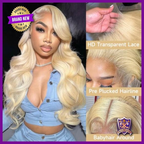 13x6 Lace Front Wig Human Hair 28 Inch Body Wave HD Lace Pre Plucked main image 4